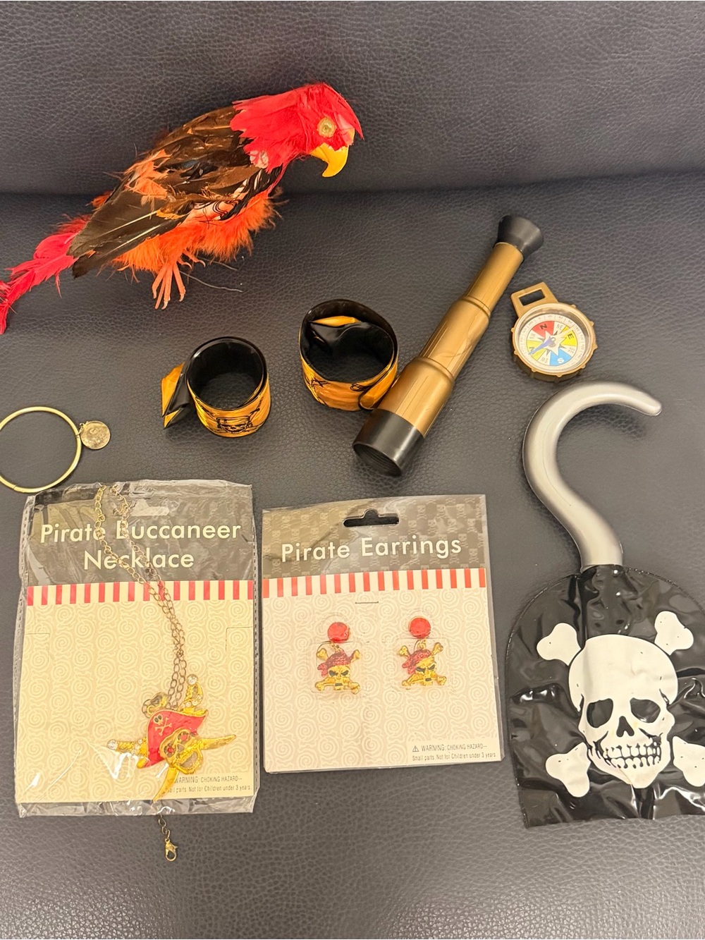 Pirate buccaneer Costume Accessories Lot Y2K